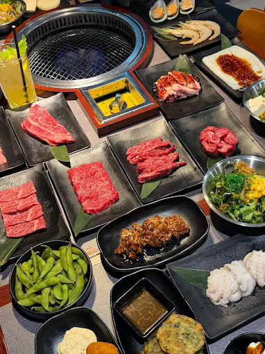 Premium meat selection